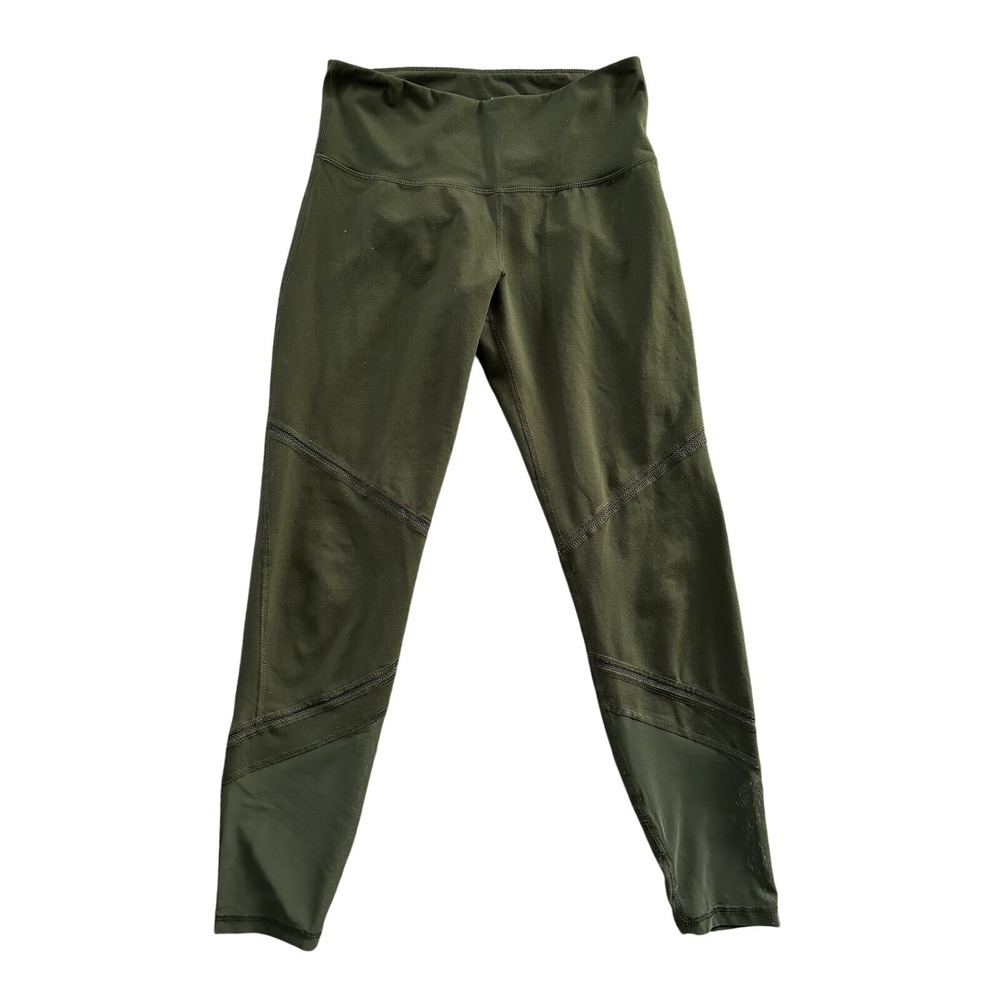 Old Navy Active Olive Green GO-DRY Leggings Athletic‎ Workout Pants Women's